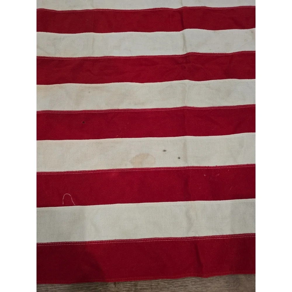 Vintage 3x5 Storm King Cotton American Flag – 50 Stars Sewn Stitched